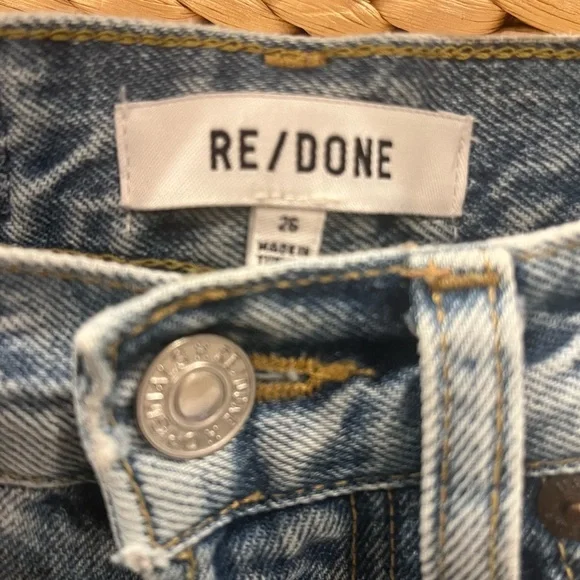 RE/DONE WOMENS JEANS‎ SIZE 26 get a free mini tote bag with your purchase - Picture 2 of 7